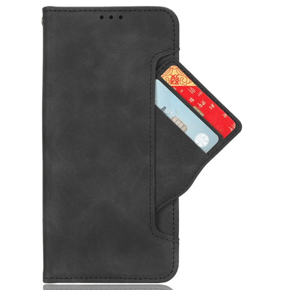 Flip case for Motorola Moto G85, Card Slot, black
