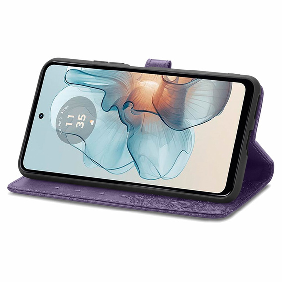 Flip case for Motorola Moto G24 / G24 Power / G04, Mandala, purple
