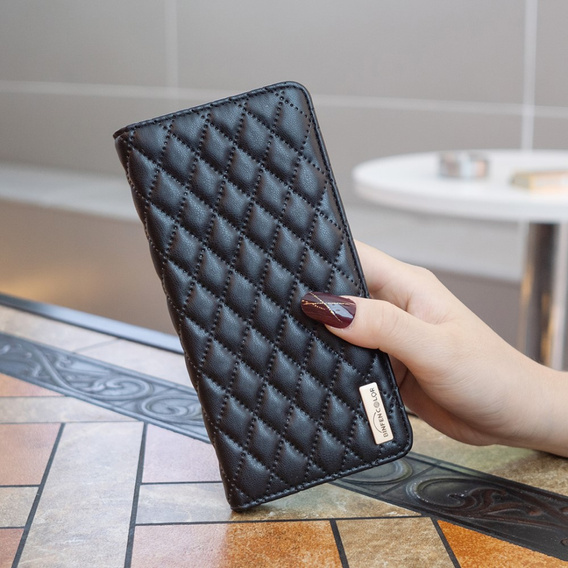 Flip case for Samsung Galaxy A35 5G, Wallet, BINFEN COLOR, black
