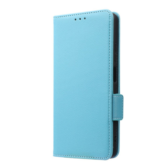 Flip case for Xiaomi Redmi Note 12 5G / POCO X5 5G, Wallet Litchi Magnet, blue