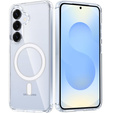 Case for Samsung Galaxy S25+ Plus, Fusion Hybrid, for MagSafe, transparent + Screen Glass