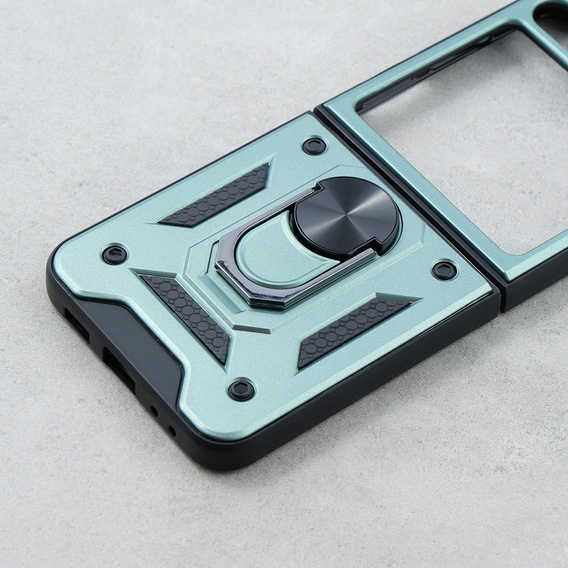Armor Case for Samsung Galaxy Z Flip5 5G, Nox Case Ring, green