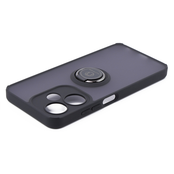 Case for Infinix Hot 30i, Frosted Ring, black