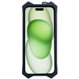 Armored case for iPhone 15 Plus, Aluminum Alloy, black