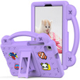 Children's case for Samsung Galaxy Tab A7 Lite 8.7 T220/T225, Cute Patterns, with stand, purple