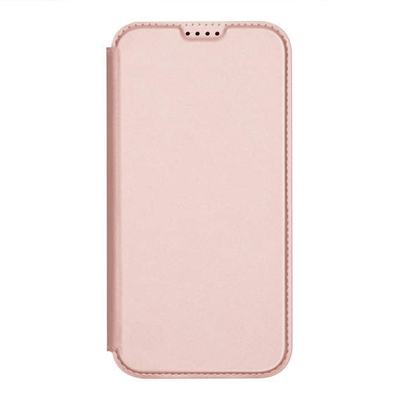 Dux Ducis case for iPhone 17, Skin Pro, with flap, with card slot, pink