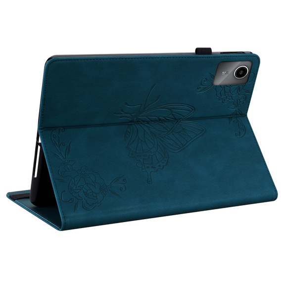 Case for Lenovo Tab M11, Butterfly, dark blue