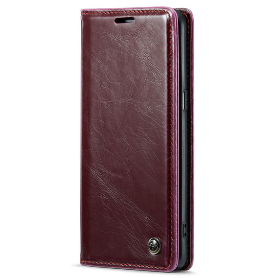 CASEME flip case for Samsung Galaxy S8, Waxy Textured, red