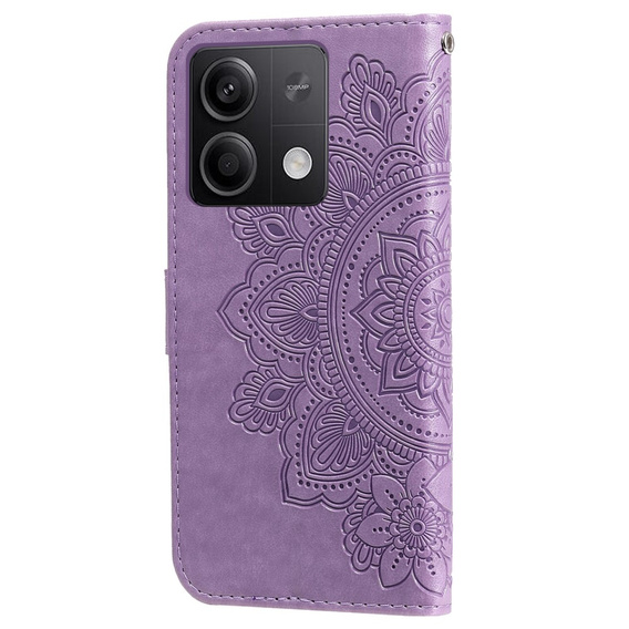 Flip case for Xiaomi Redmi Note 13 5G, Mandala, purple
