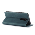 CASEME case for Xiaomi Redmi Note 8 Pro, Leather Wallet Case, turquoise
