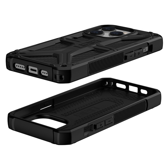 Case Urban Armor Gear for iPhone 14 Pro, Monarch, carbon black