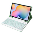 Case + keyboard Samsung Galaxy Tab S6 Lite 10.4, Pen Slot, green