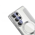 Flip case for Samsung Galaxy S25 Ultra, RFID Wallet MagSafe CamShield, silver