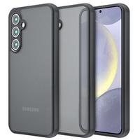 Case for Samsung Galaxy S24, Fusion Hybrid, with camera protection, transparent / black