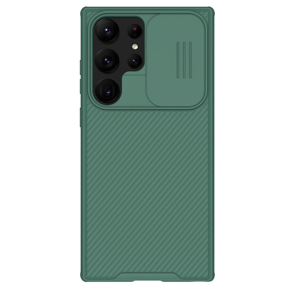 Case for Samsung Galaxy S23 Ultra, Armored Nillkin, CamShield Pro, green