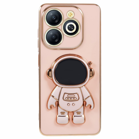 Case for Infinix Hot 40i, Astronaut, pink