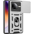 Case for Xiaomi Poco F7 Ultra, CamShield Slide, silver