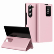 Flip case for Samsung Z Fold5 5G, Smart View Wallet, pink