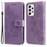 Flip case for Samsung Galaxy A53 5G, Mandala Flower, purple