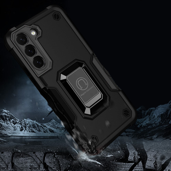 Case for Samsung Galaxy S22 5G, Dual-Layer Armor, black