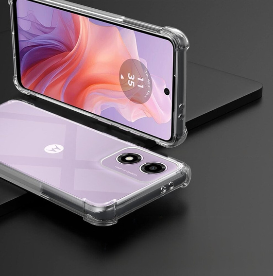 Case for Motorola Moto E14, Dropproof, transparent