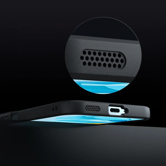 Case for Honor 200 Lite, Fusion Hybrid, for MagSafe, black