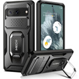 Case for Google Pixel 8, Tongate MECH Series with stand, black