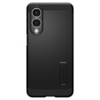 Spigen case for Samsung Galaxy S25 Edge, Tough Armor Mag MagSafe, black + 9H Tempered Glass