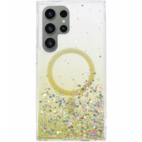 Case for Samsung Galaxy S24 Ultra, Glittery, for MagSafe, yellow