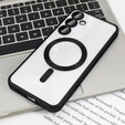 Case for Samsung Galaxy A55 5G, Electro MagSafe, black + Screen Glass