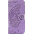 Flip case for Realme Note 50, Butterfly, purple