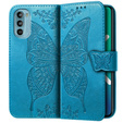 Flip case for Motorola Moto G52 / G82 5G, Butterfly, blue