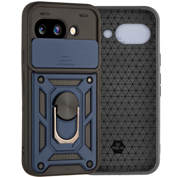 Case for Google Pixel 9A, CamShield Slide, blue