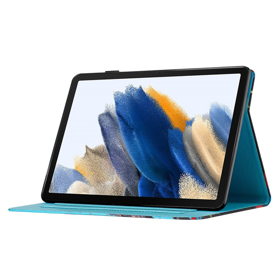 Case for Lenovo Tab M10 Plus TB-X606F, with flap, corgi dog