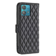 Flip case for Motorola Edge 40 Neo, Wallet, BINFEN COLOR, black