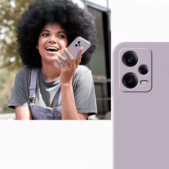 Case for Xiaomi Redmi Note 12 Pro+ 5G, Silicone Lite, purple