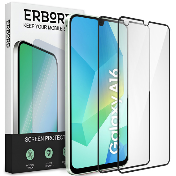 2x Ceramic ERBORD Hybrid Glass for Samsung Galaxy A16 5G