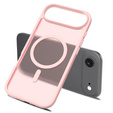 Matt Case for iPhone Air, for MagSafe, translucent pink