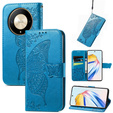 Flip case for Honor Magic 6 Lite 5G, Butterfly, blue