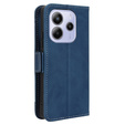 Flip case for Xiaomi Redmi Note 14 4G, Card Slot, dark blue