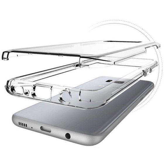 Case for Samsung Galaxy S8 Plus, Fusion Hybrid, transparent