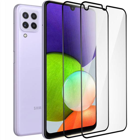 2x Ceramic ERBORD Hybrid Glass for Samsung Galaxy A22 5G
