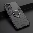 Case for Oppo Reno7 Lite, Kickstand Ring, black