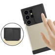 Case for Samsung Galaxy S24 Ultra, ERBORD MagProtect Slide Camera, gold