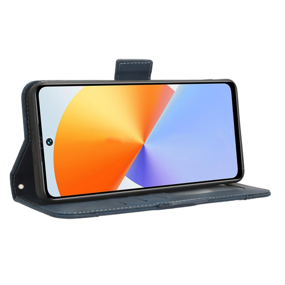 Flip case for Infinix Note 30 VIP, Card Slot, dark blue