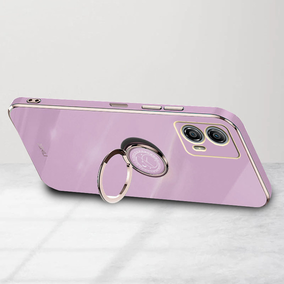 Case for Motorola Moto G53 5G, Electro Ring, purple