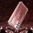 Armored case for Samsung Galaxy S21 FE, Dexnor Full Body, pink rose gold