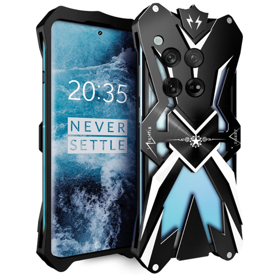 Armored case for OnePlus 12 5G, Aluminum Alloy, black