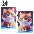 Case for iPad 10.9" 2022 (10 gen.), with flap, cat
