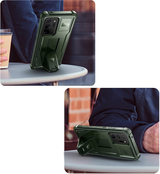 Armored case for Samsung Galaxy Note 20 Ultra, Dexnor Full Body, green